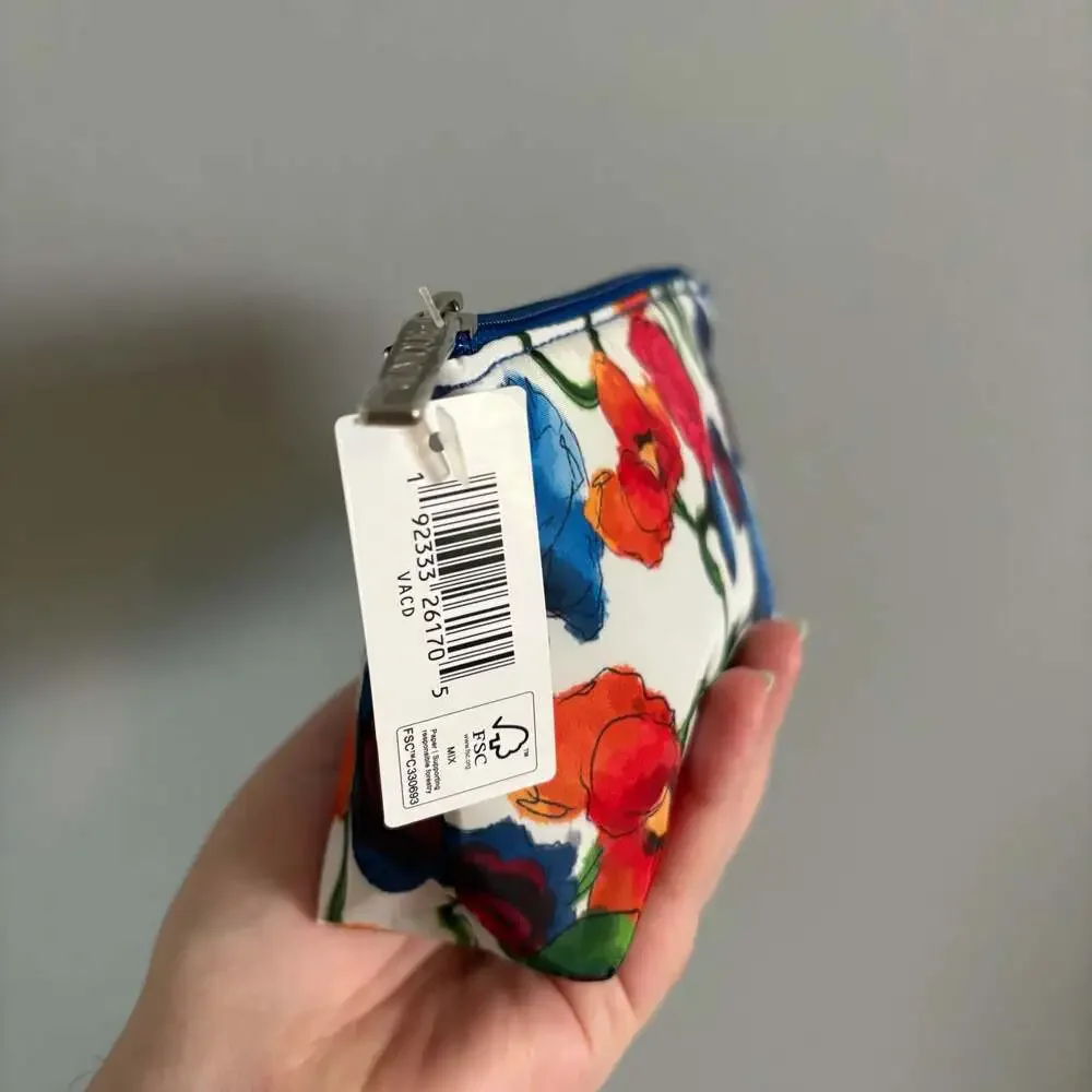 Clinique x Jonathan Cohen Floral Cosmetic Makeup Bag